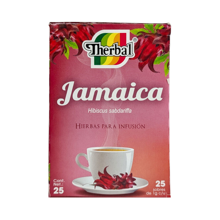 Therbal Hibiscus Tea - 100% Natural Jamaica Herbal Infusion