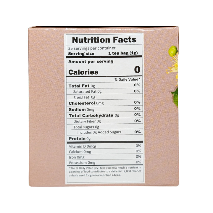 Therbal Linden Flowers Tea - Flor de Tila 25 Bags | Caffeine-Free