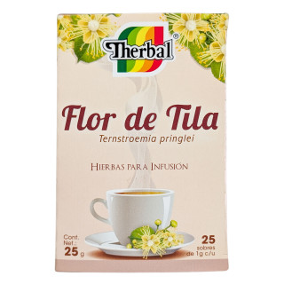 Therbal Linden Flowers Tea - Flor de Tila 25 Bags | Caffeine-Free