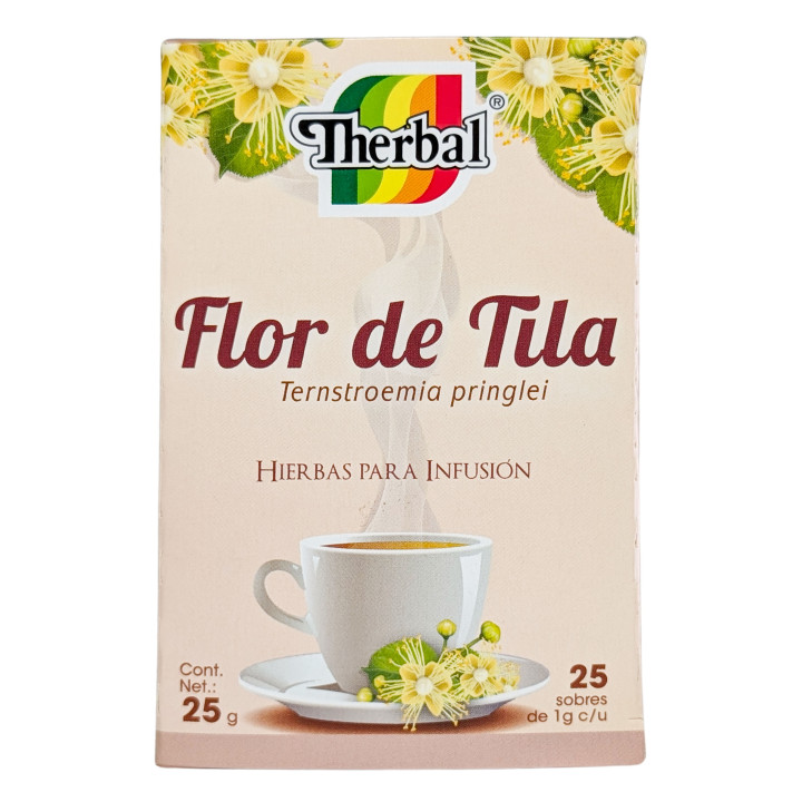 Therbal Linden Flowers Tea - Flor de Tila 25 Bags | Caffeine-Free