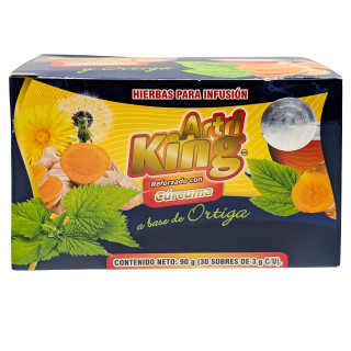 Té de hierbas Artri King con cúrcuma, ortiga y diente de león - 30 bolsitas