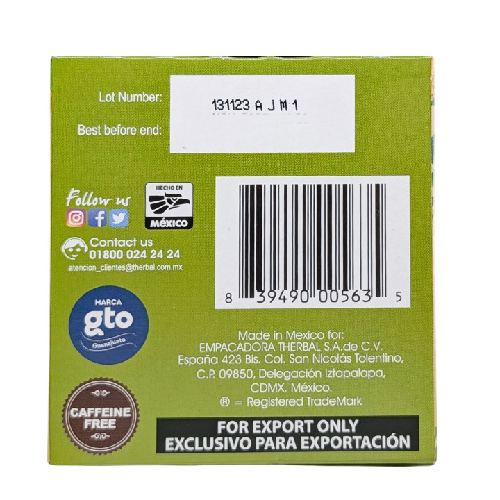 Té de hierbas St. John's Worth - 25 bolsitas de té sin cafeína