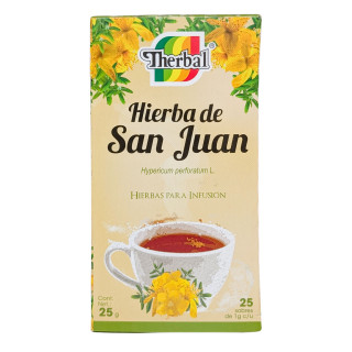 Té de hierbas St. John's Worth - 25 bolsitas de té sin cafeína