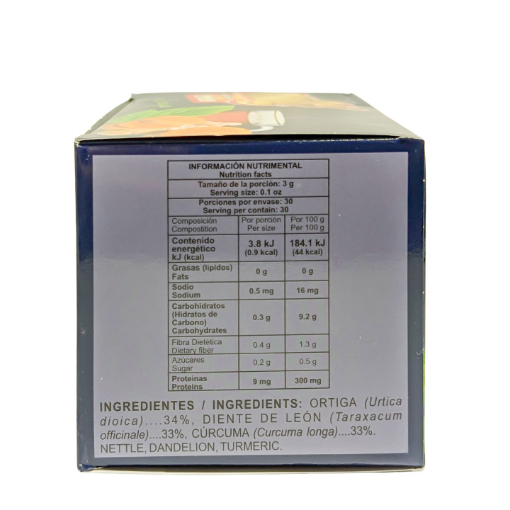 Té de hierbas Artri King con cúrcuma, ortiga y diente de león - 30 bolsitas