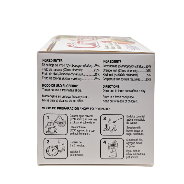 Citrus Tea - Lemongrass, Orange, Kiwi &amp; Grapefruit Blend | 30 Bags