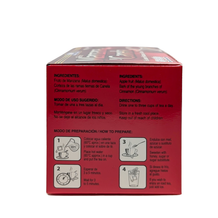 Apple &amp; Cinnamon Tea - Organic Mexican Herbal Tea | 30 Bags