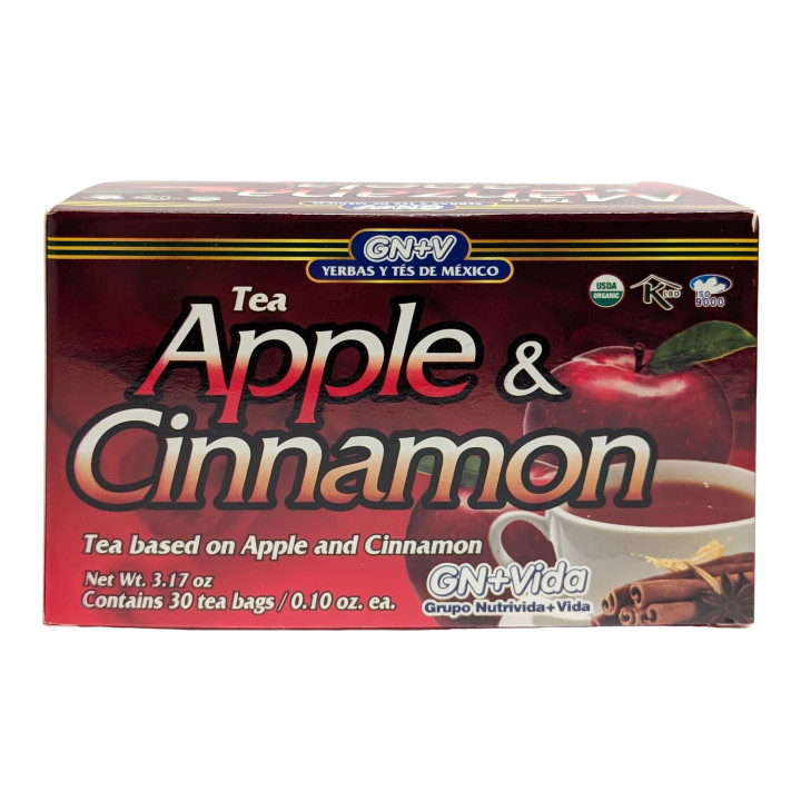 Apple &amp; Cinnamon Tea - Organic Mexican Herbal Tea | 30 Bags