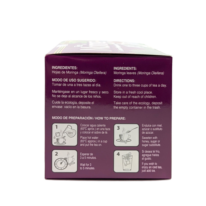 Moringa Tea - 30 Bags Pure Moringa Oleifera Leaf Tea | GN+VIDA