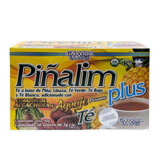 Piñalim Plus Tea - Organic Herbal Blend with Pineapple &amp; Aguaje