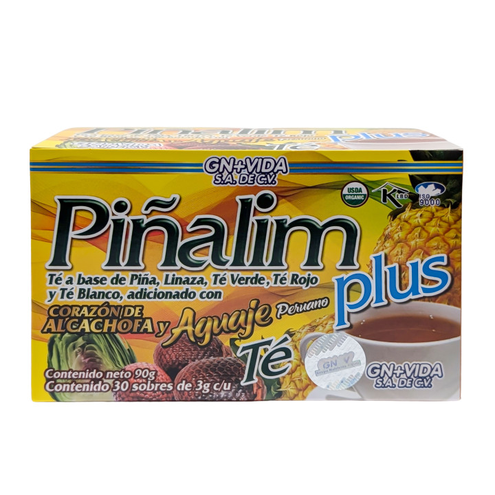 Piñalim Plus Tea - Organic Herbal Blend with Pineapple &amp; Aguaje