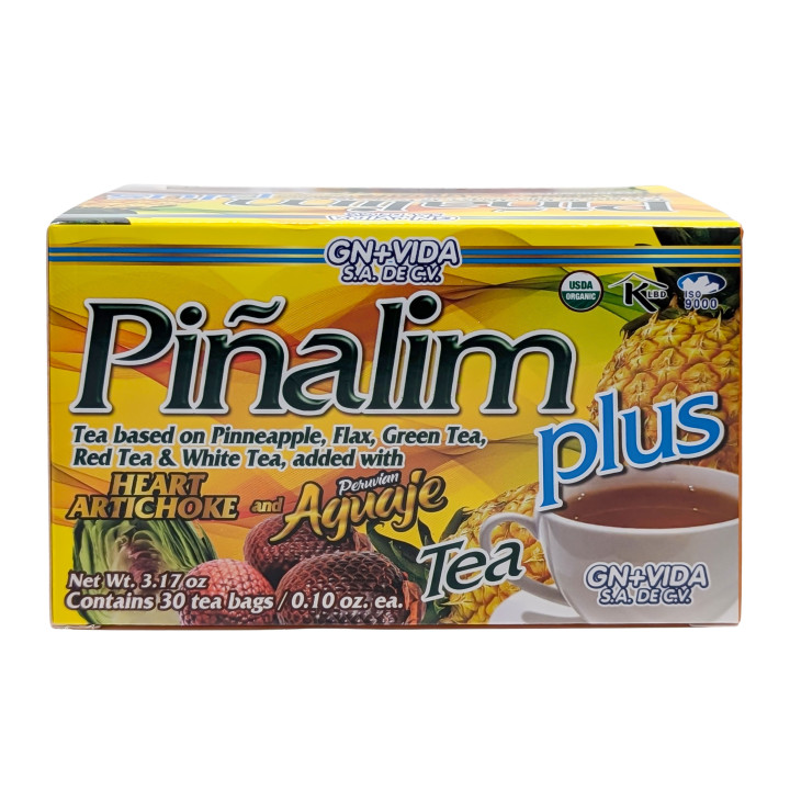 Piñalim Plus Tea - Organic Herbal Blend with Pineapple &amp; Aguaje