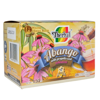 Té de hierbas Abango Winter con propóleo y equinácea - 25 bolsitas