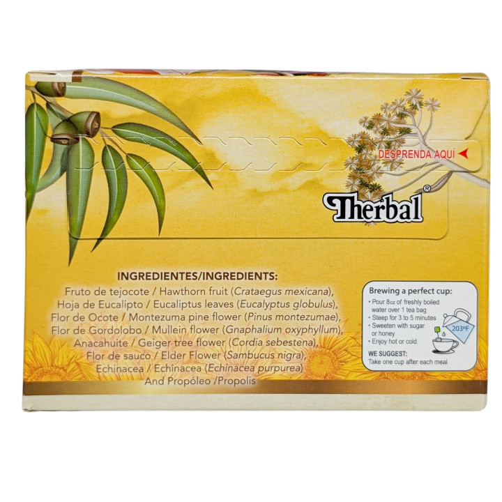 Té de hierbas Abango Winter con propóleo y equinácea - 25 bolsitas